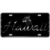 CustoMonsterDesigns Hawaii with Honu Sea Turtle and Hibiscus Flower Heavy Duty Aluminum License Plate S16