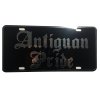 CustoMonsterDesigns Antiguan Pride Heavy Duty Aluminum License Plate