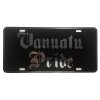 CustoMonsterDesigns Vanuatu Pride Heavy Duty Aluminum License Plate