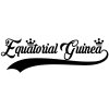 Equatorian Guniea Wall Sticker... 23 inch Longest Dimension Equatorian Guniea Vinyl Wall Art Quote Decor Words Black Color Wall Vinyl Decal Sticker