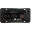CustoMonsterDesigns Been There Done That plow'd That Funny, Rude, Sexy Heavy Duty Aluminum License Plate S2