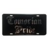 CustoMonsterDesigns Comorian Pride Heavy Duty Aluminum License Plate