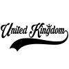 United Kingdom Wall Sticker... 23 inch Longest Dimension United Kingdom Vinyl Wall Art Quote Decor Words Black Color Wall Vinyl Decal Sticker