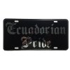 CustoMonsterDesigns Ecuadorian Pride Heavy Duty Aluminum License Plate