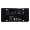 CustoMonsterDesigns Lesbian Pride Heavy Duty Aluminum License Plate