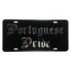 CustoMonsterDesigns Portuguese Pride Heavy Duty Aluminum License Plate