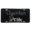 CustoMonsterDesigns Ugandan Pride Heavy Duty Aluminum License Plate