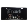 CustoMonsterDesigns French Pride Heavy Duty Aluminum License Plate