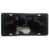 CustoMonsterDesigns Cuz I Plow Deep Funny Sexy Rude Heavy Duty Aluminum License Plate