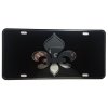 CustoMonsterDesigns Fleur De Lis Classy and Elegant Heavy Duty Aluminum License Plate S13