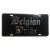 CustoMonsterDesigns Belgian Pride Heavy Duty Aluminum License Plate