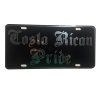 CustoMonsterDesigns Costa Rican Pride Heavy Duty Aluminum License Plate