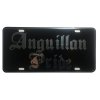CustoMonsterDesigns Anguillan Pride Heavy Duty Aluminum License Plate