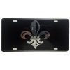 CustoMonsterDesigns Fleur De Lis Classy and Elegant Heavy Duty Aluminum License Plate S7