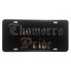 CustoMonsterDesigns Chamorro Pride Heavy Duty Aluminum License Plate
