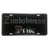 CustoMonsterDesigns Zimbabwean Pride Heavy Duty Aluminum License Plate