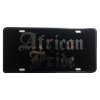 CustoMonsterDesigns African Pride Heavy Duty Aluminum License Plate