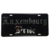 CustoMonsterDesigns Luxembourg Pride Heavy Duty Aluminum License Plate