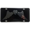 CustoMonsterDesigns Heart with Wings Heavy Duty Aluminum License Plate