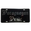 CustoMonsterDesigns Paraguayan Pride Heavy Duty Aluminum License Plate