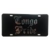 CustoMonsterDesigns Congo Pride Heavy Duty Aluminum License Plate