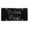 CustoMonsterDesigns Gabon Pride Heavy Duty Aluminum License Plate
