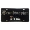 CustoMonsterDesigns Scandinavian Pride Heavy Duty Aluminum License Plate
