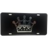 CustoMonsterDesigns Crown Royalty Heavy Duty Aluminum License Plate