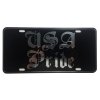 CustoMonsterDesigns USA Pride Heavy Duty Aluminum License Plate
