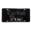 CustoMonsterDesigns Turkish Pride Heavy Duty Aluminum License Plate